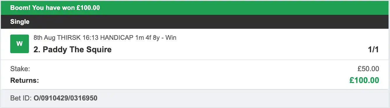 Horse Racing For Today - Winner - 2025-08-08